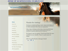 Tablet Screenshot of kemperknollfarm.com